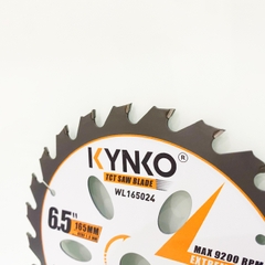 WL165024 phi 165mm 24 răng Lưỡi cưa gỗ siêu mỏng chuyên dụng máy pin