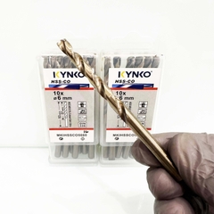 Mũi khoan Inox HSS-CO5 Kynko 5% Cobalt Ø 6mm MKI-HSS-CO5-060 Coban (VỈ 10 CHIẾC)