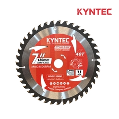 LƯỠI CƯA GỖ TCT 180MM 40 RĂNG KYNTEC WCKT180040