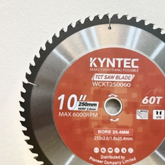 LƯỠI CƯA GỖ TCT 250MM 60 RĂNG KYNTEC WCKT250060