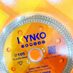 LƯỠI CẮT GẠCH ĐÁ KYNKO PHI Ø105MM LƯỠI LIỀN KRTX04002