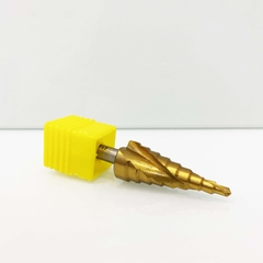 Mũi khoan tháp HSS-M2 đường kính khoan 4-20mm phủ titan MKTHSSM2-420
