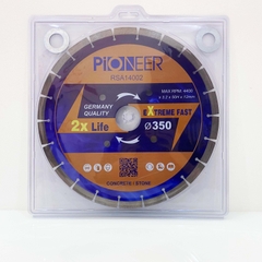 LƯỠI CẮT GẠCH ĐÁ 24 RĂNG PHI Ø350MM RSA14002