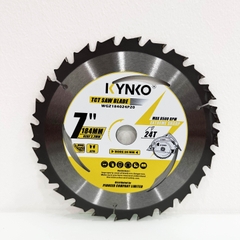 LƯỠI CƯA GỖ TCT 24 RĂNG Ø 180mm KYNKO WGZ180024P20