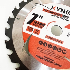 LƯỠI CƯA GỖ TCT 24 RĂNG Ø 184mm KYNKO WGZ184024PT20