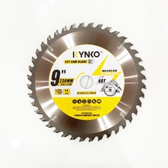 LƯỠI CƯA GỖ TCT 40 RĂNG Ø 230mm KYNKO WGZ230040P