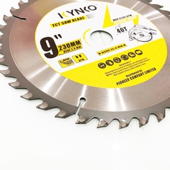 LƯỠI CƯA GỖ TCT 40 RĂNG Ø 230mm KYNKO WGZ230040P