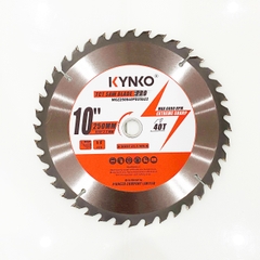 LƯỠI CƯA GỖ TCT 40 RĂNG Ø 250mm KYNKO WGZ250040PD25b22