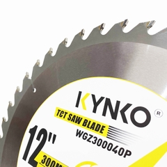 LƯỠI CƯA GỖ TCT 40 RĂNG Ø 300mm KYNKO WGZ300040P