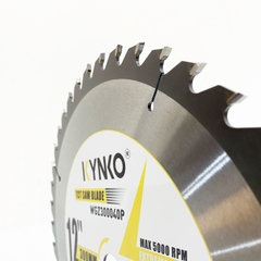 LƯỠI CƯA GỖ TCT 40 RĂNG Ø 300mm KYNKO WGZ300040P