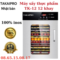Máy sấy thực phẩm 12 khay SEMIKRON TAKAIPRO