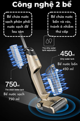 Máy lau nhà cầm tay tự giặt BOBOT