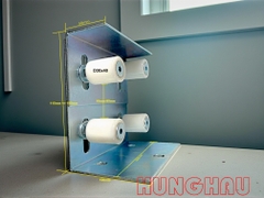 bộ dẫn hướng cổng lùa 4 lăn D30mm