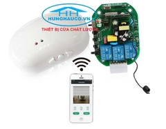 bộ điều khiển cửa cuốn bằng điện thoại  YET-863WF (dùng mạng 3g, 4g, wifi ) + 2 remote