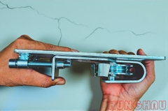 Bộ Puly cửa lùa xếp lớp Telescopic loại Lớn - không cáp