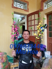 Cành hoa lụa 18