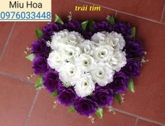 Trái tim hoa lụa