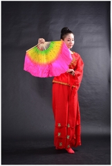 Quạt 3 màu tua hồng