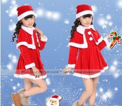 Trang phục Noel trẻ em, bộ hóa trang Noel trẻ con chất nhung chuẩn siêu đẹp