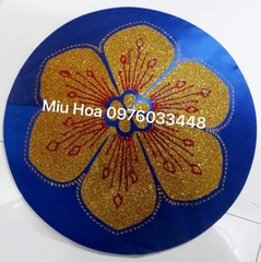 Bọc nón sen nền xanh dương