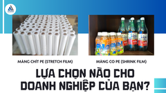 Sự khác biệt giữa màng co PE và màng chít PE: Lựa chọn nào cho doanh nghiệp của bạn?