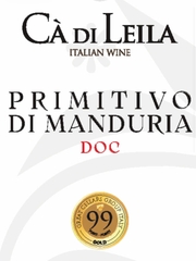 Rượu Vang Ý Primitivo Di Manduria Cà Di Leila Gold Collection