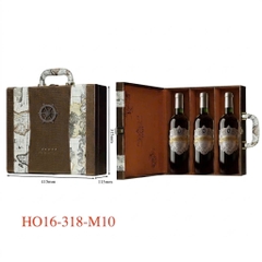 Hộp đựng rượu vang 3 chai