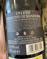 Rượu vang Inizio Primitivo di Manduria
