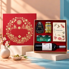 Combo 2: Set kết hợp rượu vang đỏ Aromo Special Edition