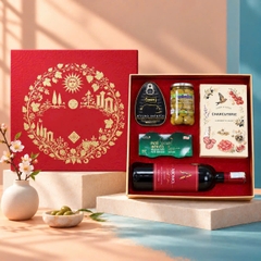 Combo 2: Set kết hợp rượu vang đỏ Aromo Special Edition