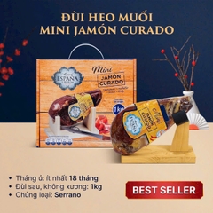 Đùi heo muối Espana: mini Jamón Curado 1Kg