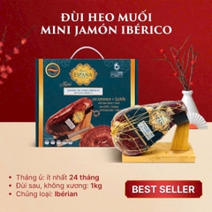 Đùi heo muối Mini JamÓn Iberico 1Kg
