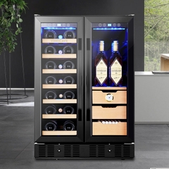 Tủ bảo quản rượu và xì gà.