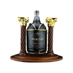 Rượu vang Primitivo Salento 3L + kệ gỗ