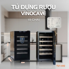 Tủ Vinocave SC-18AJPM (Giá gỗ, không sấy kính)	18 chai