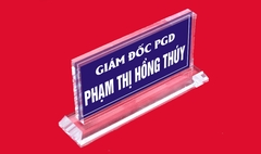 Biển chức danh mica