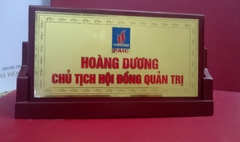 Biển chức danh 1 mặt