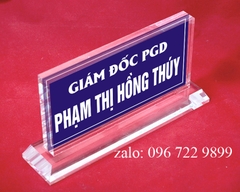 Biển chức danh Mica