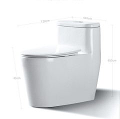 KA5924 - Bồn cầu liền khối, sứ nung tráng men nano tuyết cao cấp