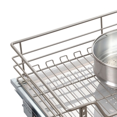 GT03 - Kệ bát đĩa cố định nan tròn nắp thùng cánh
