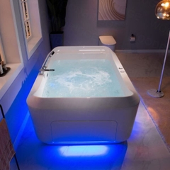 MW8123-180.2MS - Bồn tắm massager cao cấp, chất liệu Acrylic. Kích thước: 1800 x 1200 x 700(mm)
