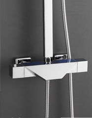 SC3321 - Sen cây nhiệt độ vuông đồng mạ crom bóng cao cấp