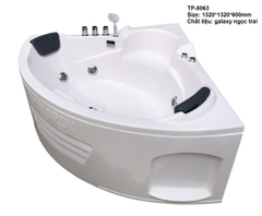 TP8063 - BỒN TẮM GÓC MASSAGER ĐÔI 2 GỐI 