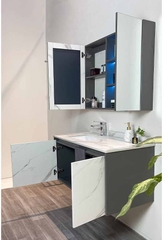 TỦ CHẬU NHỰA PLYWOOD MẶT ĐÁ CHỐNG XƯỚC CHẬU SỨ ÂM TC2058