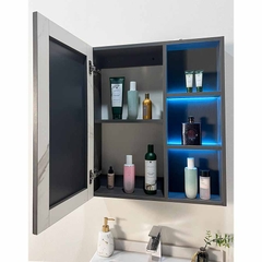 TC2059 - Tủ chậu nhựa PVC, mặt đá chống xước, chậu sứ âm. kích thước 50x60cm