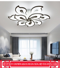 OT005 - 9 - Đèn chùm ốp trần 9 cánh cao cấp đường kính 60cm