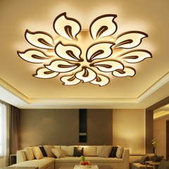 OT005 - 15 - Đèn pha lê ốp trần 15 cánh cao cấp đường kính 100cm