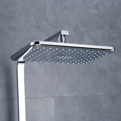 SC3321 - Sen cây nhiệt độ vuông đồng mạ crom bóng cao cấp