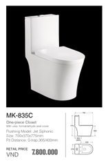 BỆT LIỀN KHỐI MARTBOLUO MK - 835