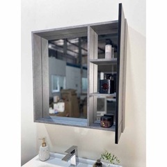 TC6947-60 - Tủ chậu nhựa PVC, mặt chậu sứ âm liền khối. kích thước 48x70cm